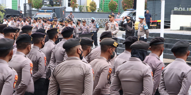 Ratusan Personel Gabungan Disiagakan untuk Kawal Aksi Demonstrasi di Jakarta Pusat